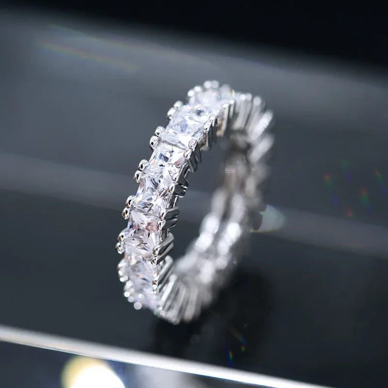 LUMINA – Gold-Plated Zirconia Ring Collection