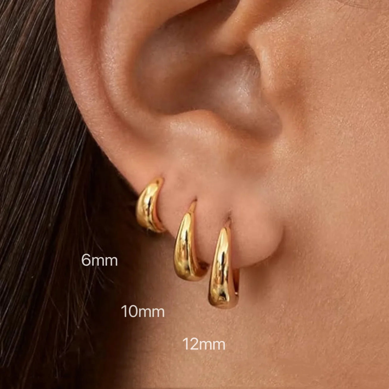 Mira – Minimalist Gold-Plated Earrings