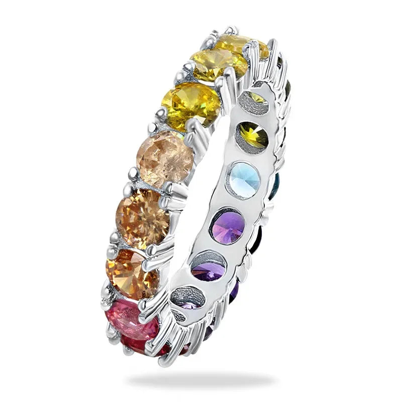 LUMINA – Gold-Plated Zirconia Ring Collection