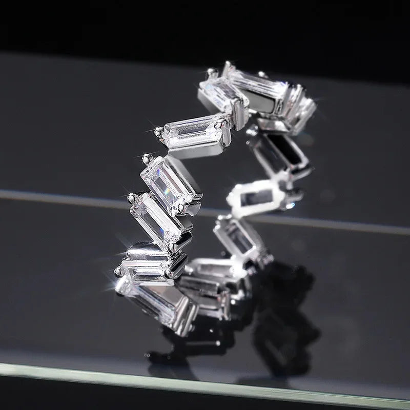LUMINA – Gold-Plated Zirconia Ring Collection