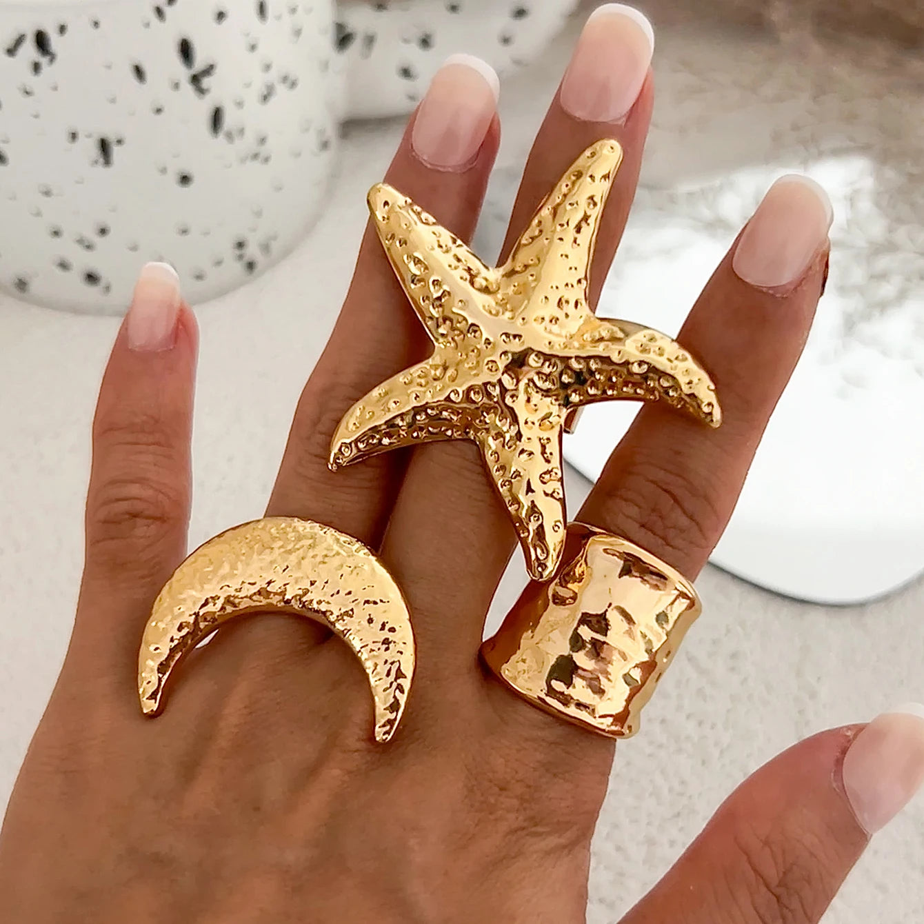 Aurora – Bold Statement Ring Collection