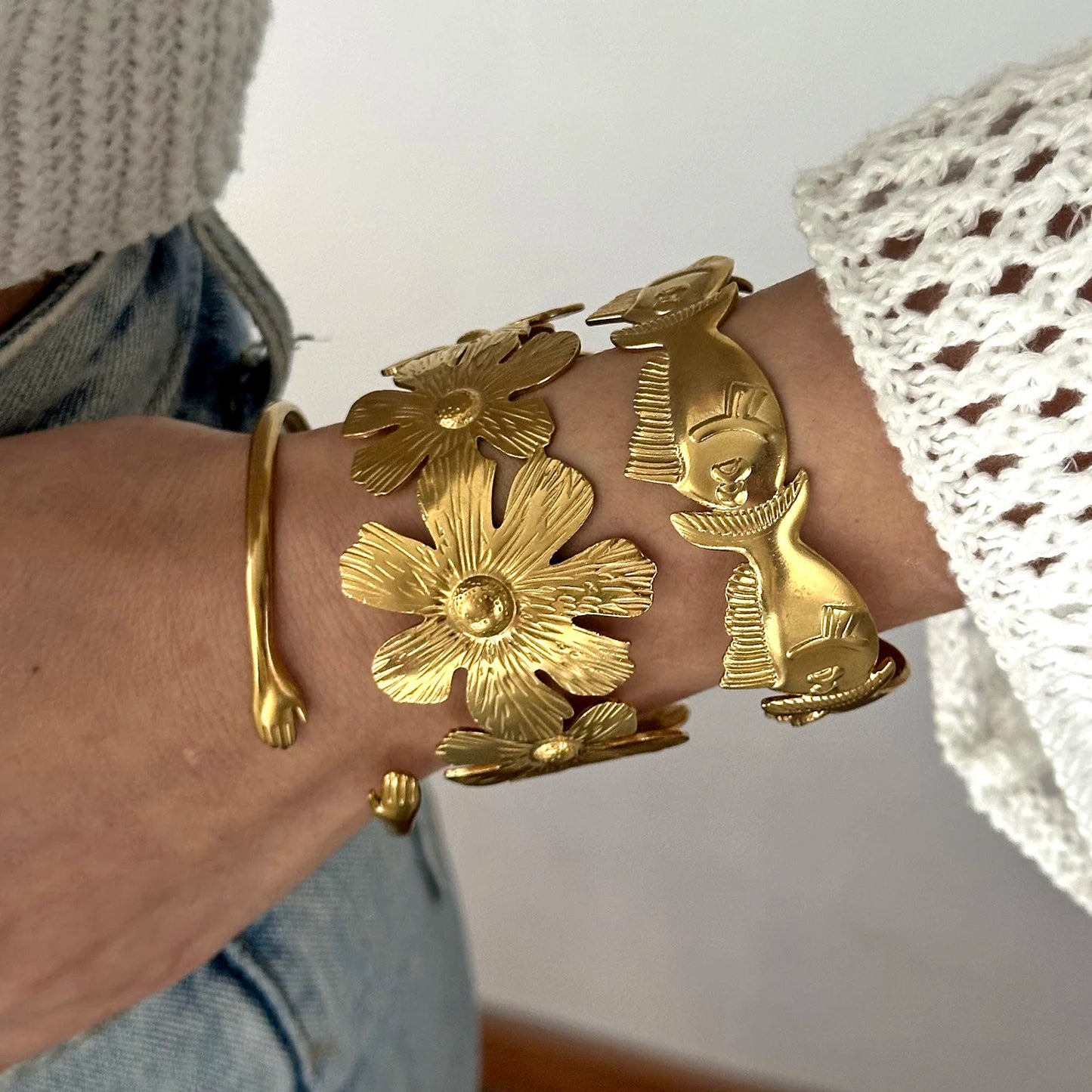 Golden Tide — Coastal Cuff Collection