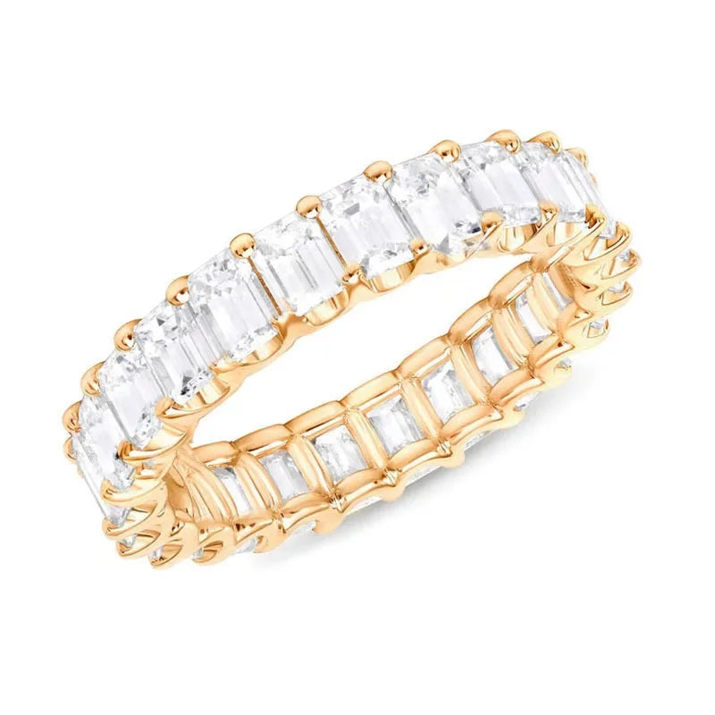 LUMINA – Gold-Plated Zirconia Ring Collection