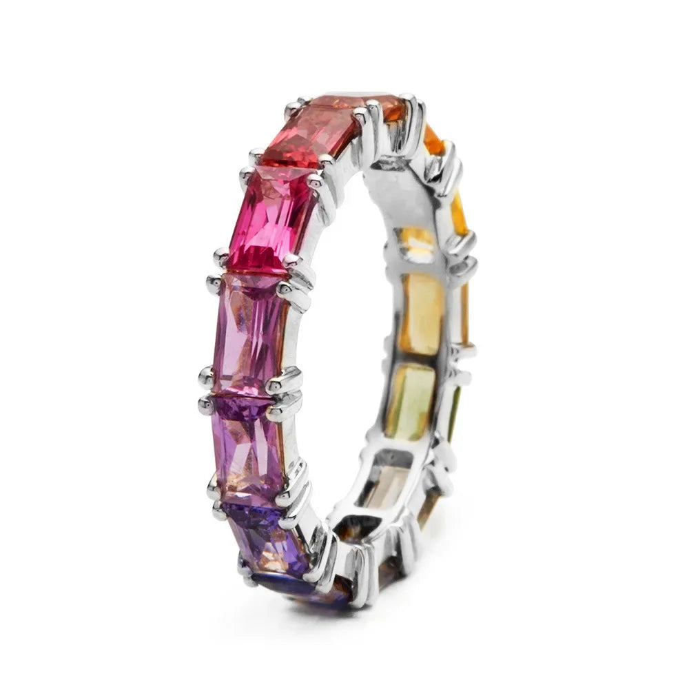 LUMINA – Gold-Plated Zirconia Ring Collection