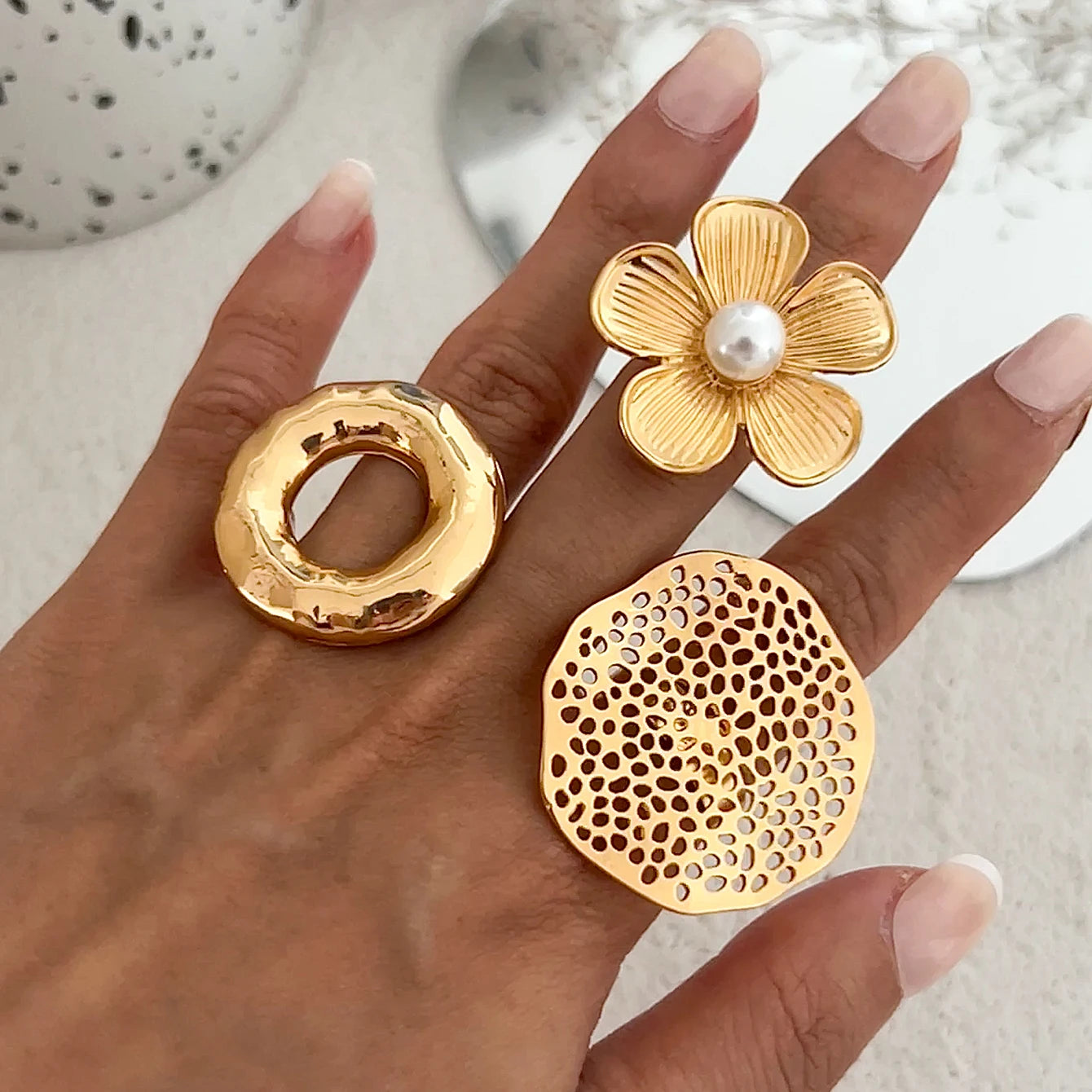 Aurora – Bold Statement Ring Collection