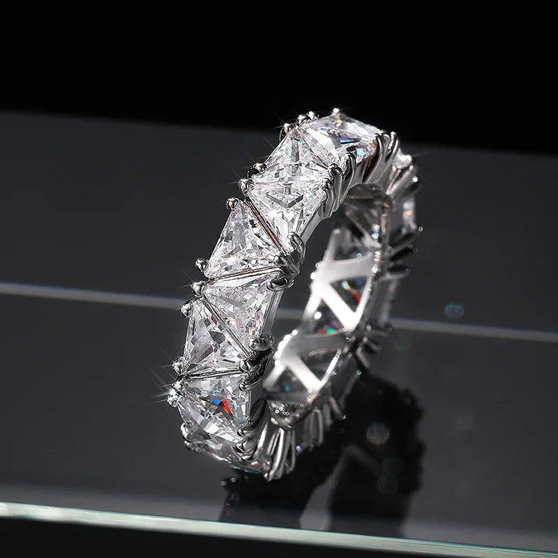 LUMINA – Gold-Plated Zirconia Ring Collection