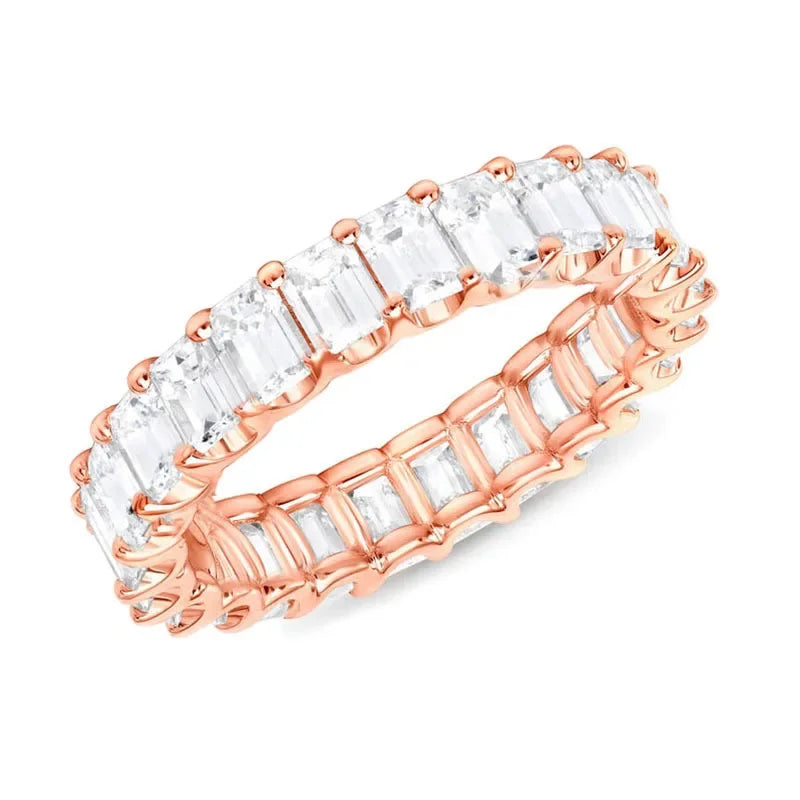 LUMINA – Gold-Plated Zirconia Ring Collection