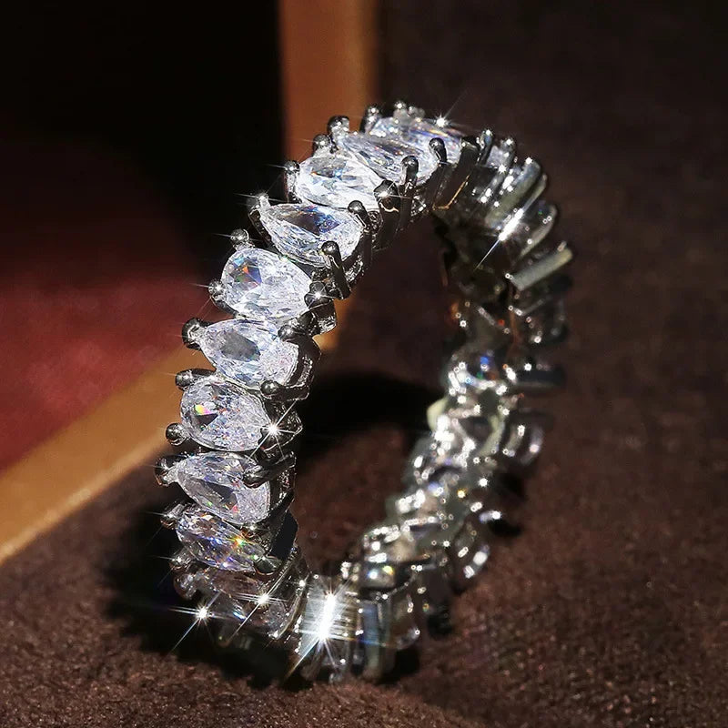 LUMINA – Gold-Plated Zirconia Ring Collection