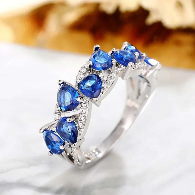 LUMINA – Gold-Plated Zirconia Ring Collection