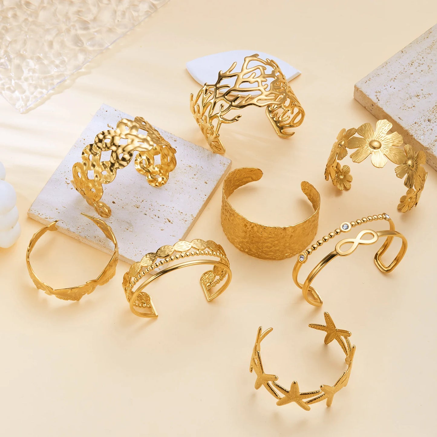Golden Tide — Coastal Cuff Collection