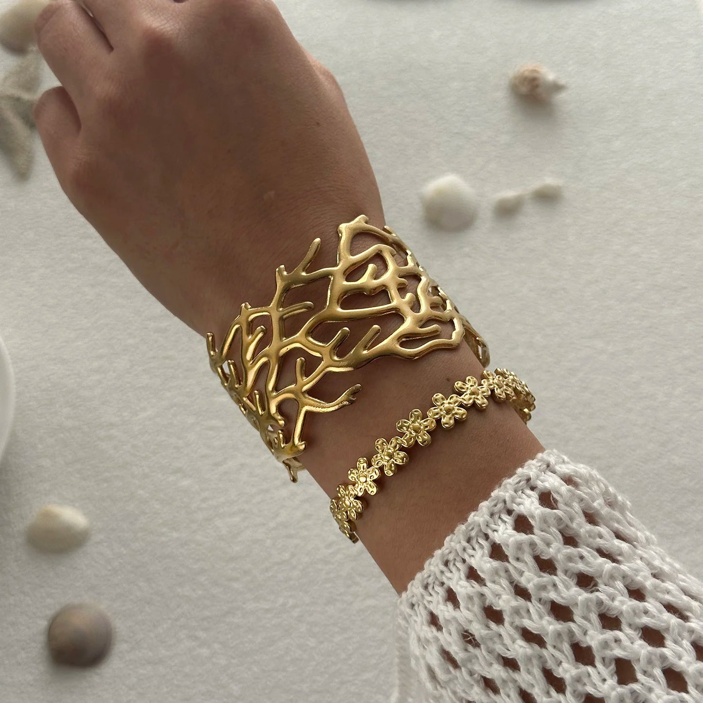 Golden Tide — Coastal Cuff Collection