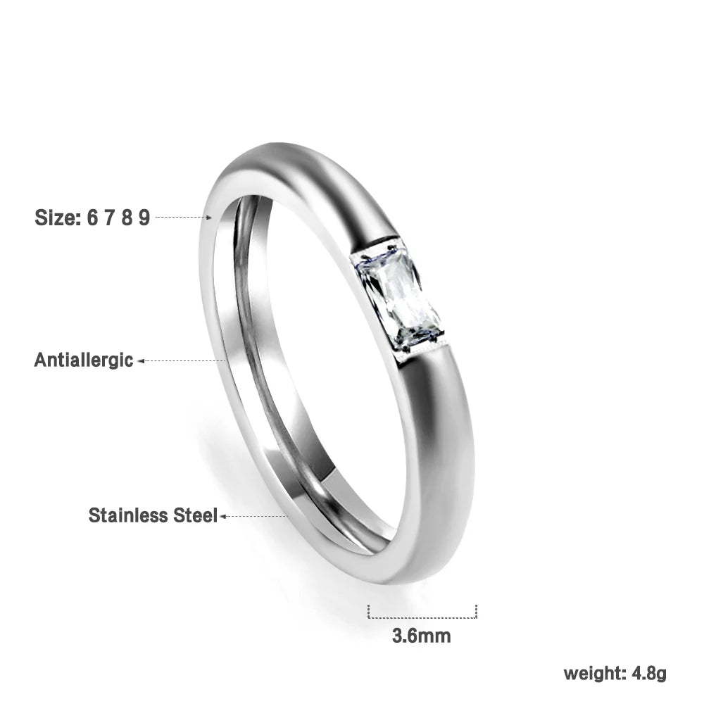 Klea – Gold & Silver Cubic Zirconia Rings for Modern Elegance