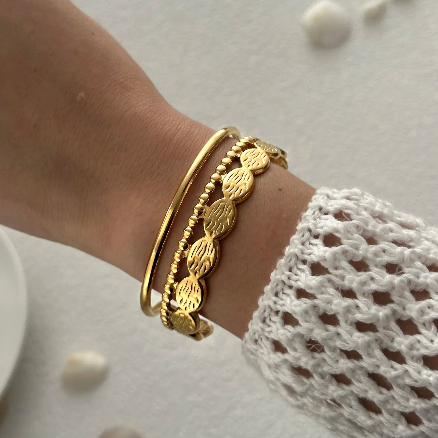 Golden Tide — Coastal Cuff Collection