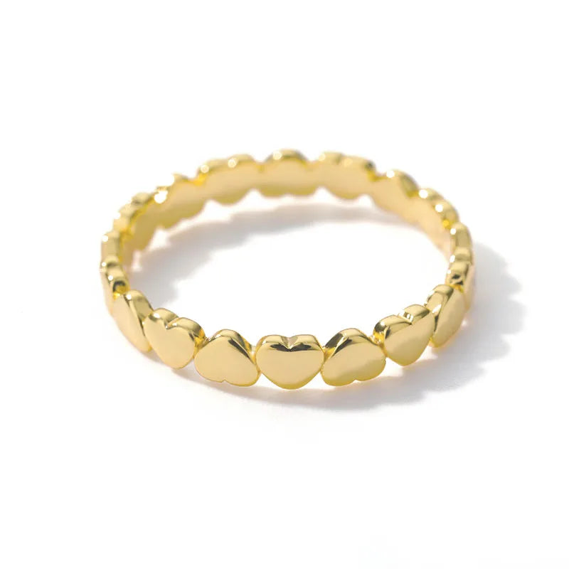 Amora – Gold Stainless Steel "Love" Ring