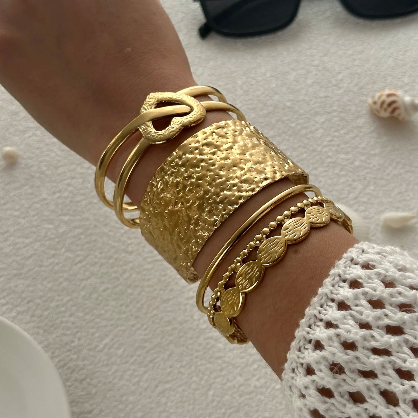Golden Tide — Coastal Cuff Collection