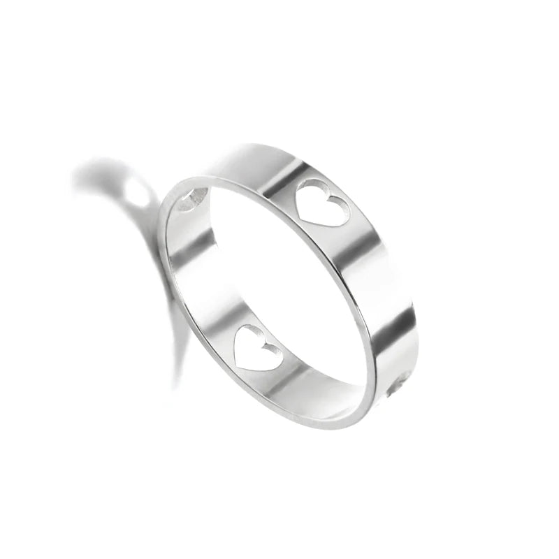 Amora – Gold Stainless Steel "Love" Ring