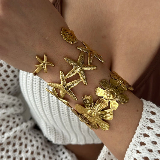 Golden Tide — Coastal Cuff Collection
