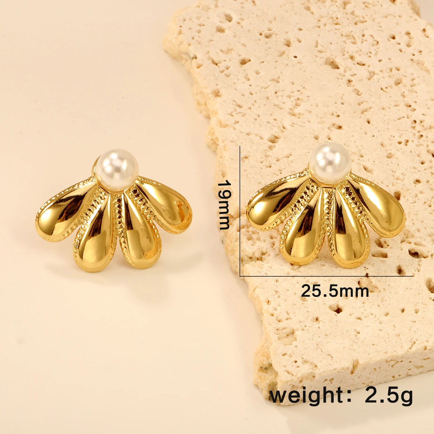 Flora Aurelia – Gold & Silver Stainless Steel Flower Necklace & Earrings Set
