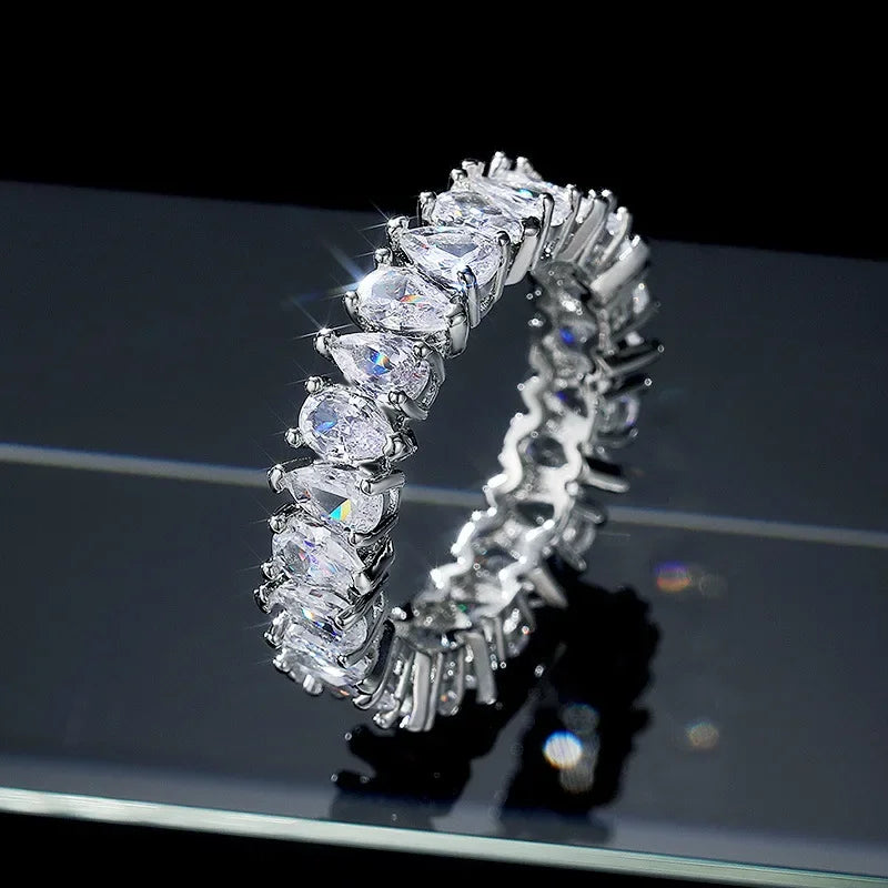 LUMINA – Gold-Plated Zirconia Ring Collection