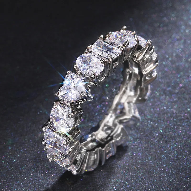 LUMINA – Gold-Plated Zirconia Ring Collection