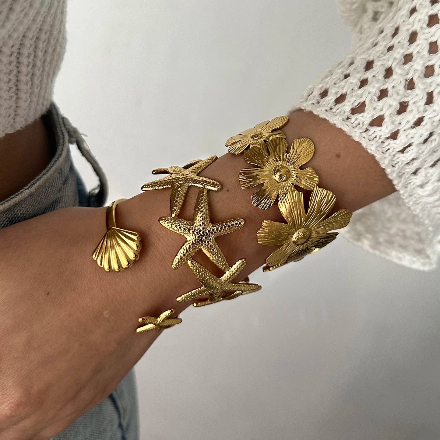 Golden Tide — Coastal Cuff Collection