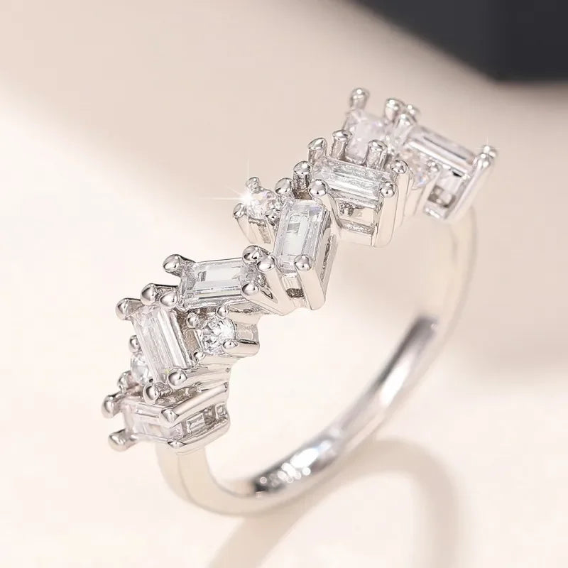 LUMINA – Gold-Plated Zirconia Ring Collection