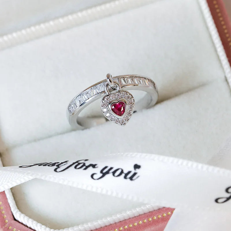 Celestial Spark – Adjustable Zircon Rings Collection