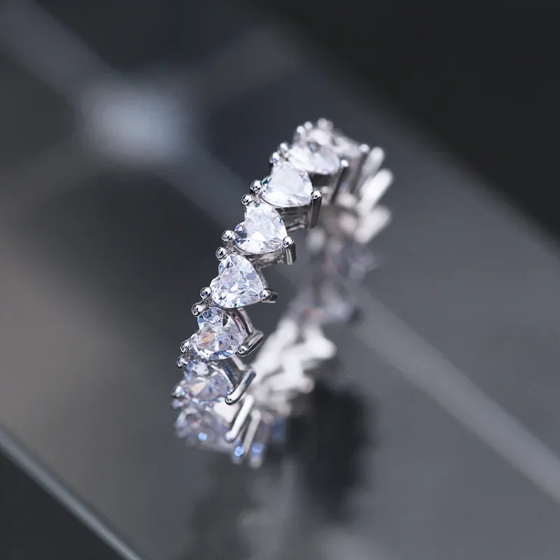 LUMINA – Gold-Plated Zirconia Ring Collection